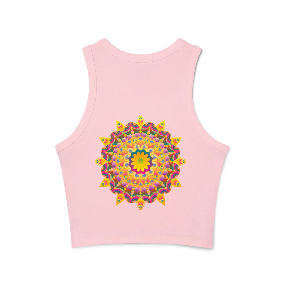 Hand Drawn Mandala Racerback Tank Top Tank Top - Blululi