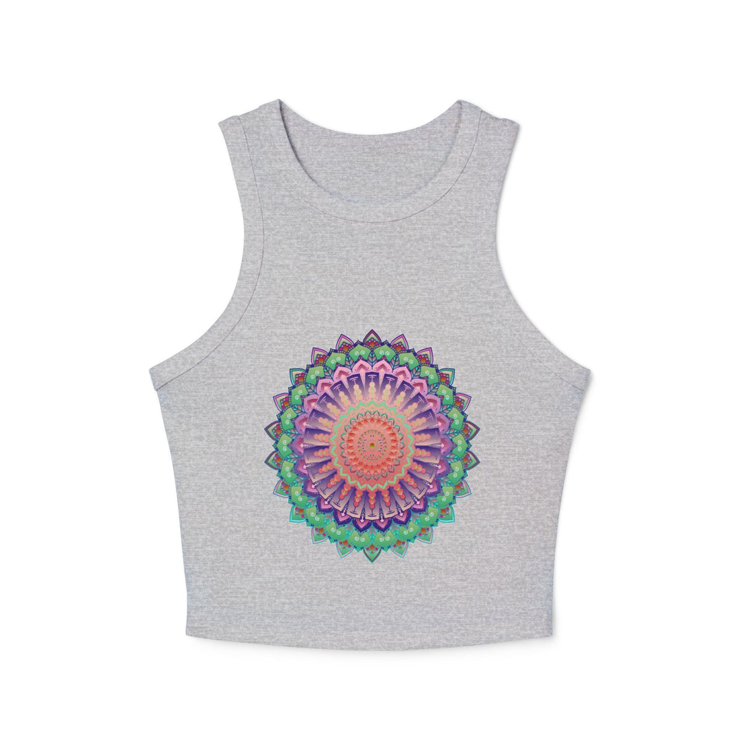 Hand Drawn Mandala Racerback Tank Top Tank Top - Blululi