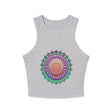 Hand Drawn Mandala Racerback Tank Top Tank Top - Blululi