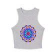 Hand - Drawn Mandala Racerback Tank Top Tank Top - Blululi