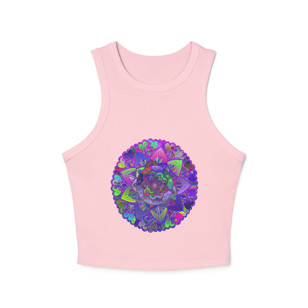 Hand Drawn Mandala Racerback Tank Top Tank Top - Blululi