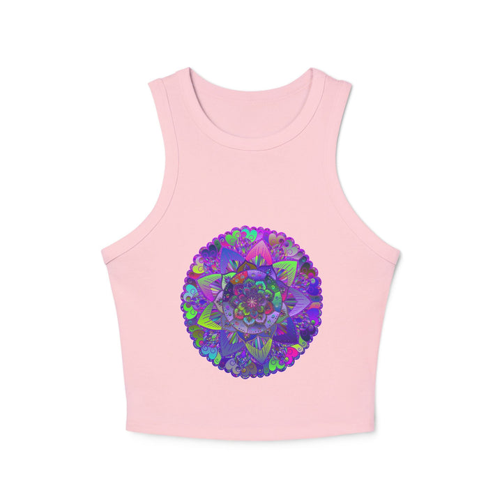 Hand Drawn Mandala Racerback Tank Top Tank Top - Blululi