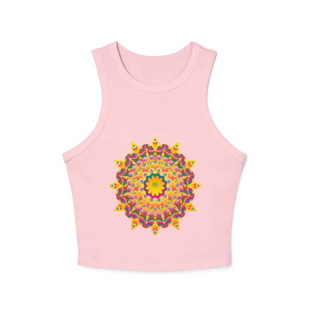 Hand Drawn Mandala Racerback Tank Top Tank Top - Blululi