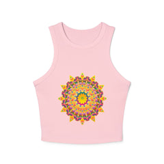 Hand Drawn Mandala Racerback Tank Top Tank Top - Blululi