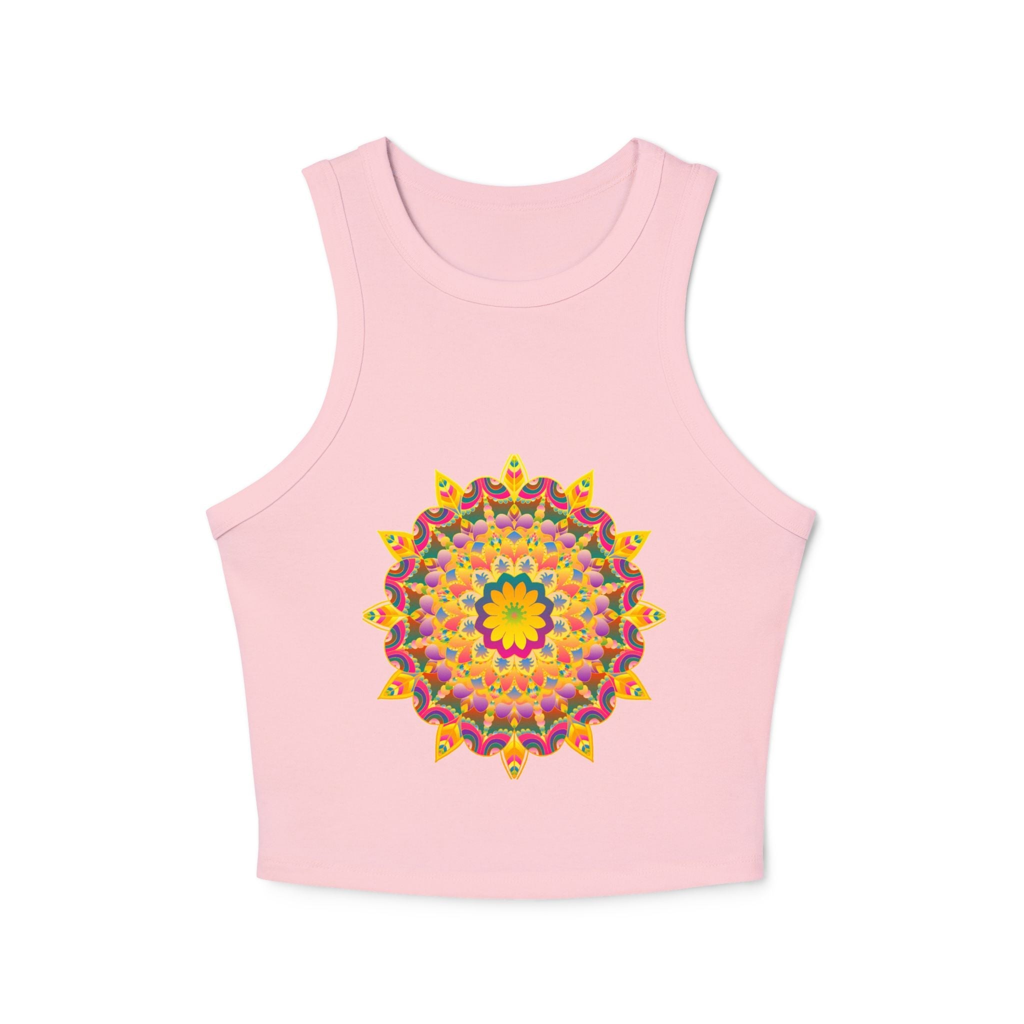 Hand Drawn Mandala Racerback Tank Top Tank Top - Blululi
