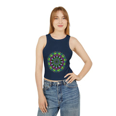 Hand Drawn Mandala Racerback Tank Top Tank Top - Blululi
