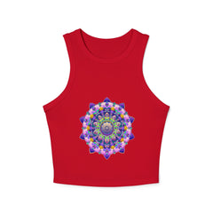Hand - Drawn Mandala Racerback Tank Top Tank Top - Blululi
