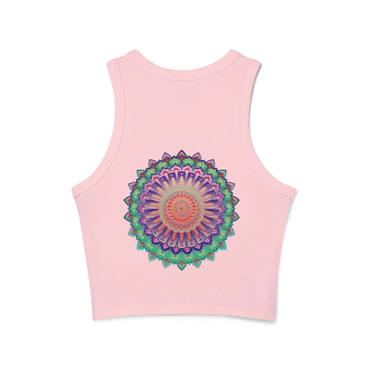 Hand Drawn Mandala Racerback Tank Top Tank Top - Blululi