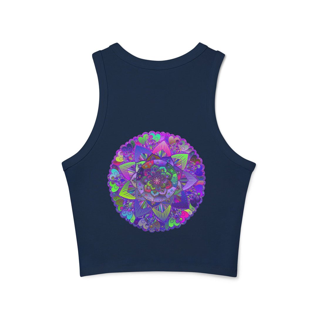 Hand Drawn Mandala Racerback Tank Top Tank Top - Blululi