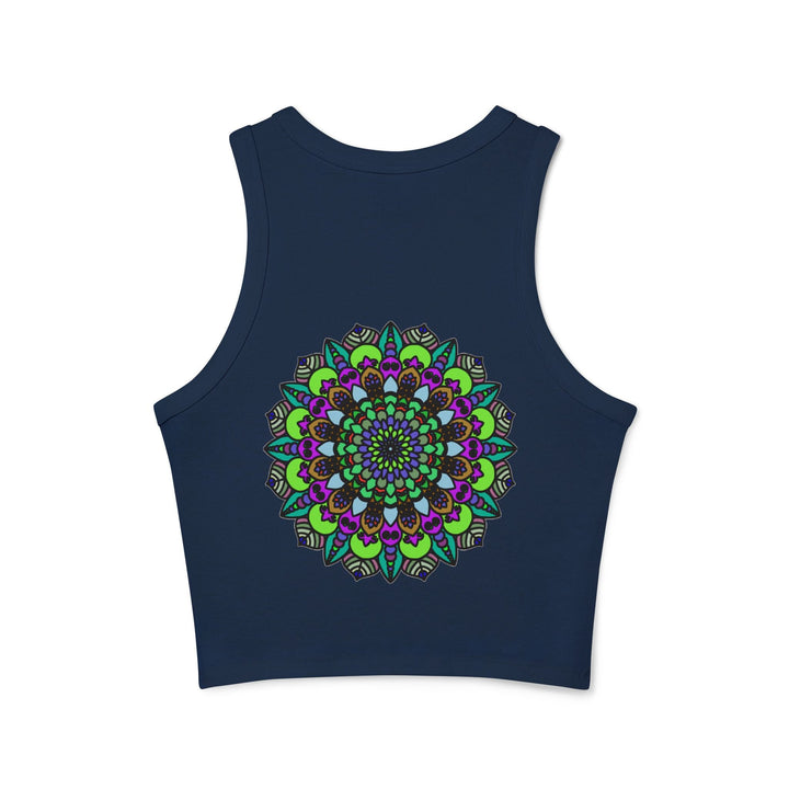 Hand Drawn Mandala Racerback Tank Top Tank Top - Blululi