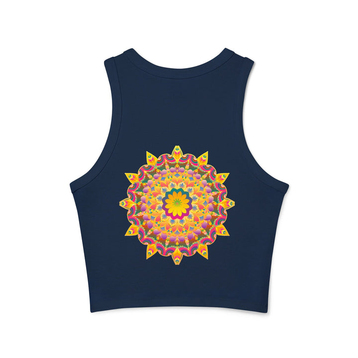 Hand Drawn Mandala Racerback Tank Top Tank Top - Blululi