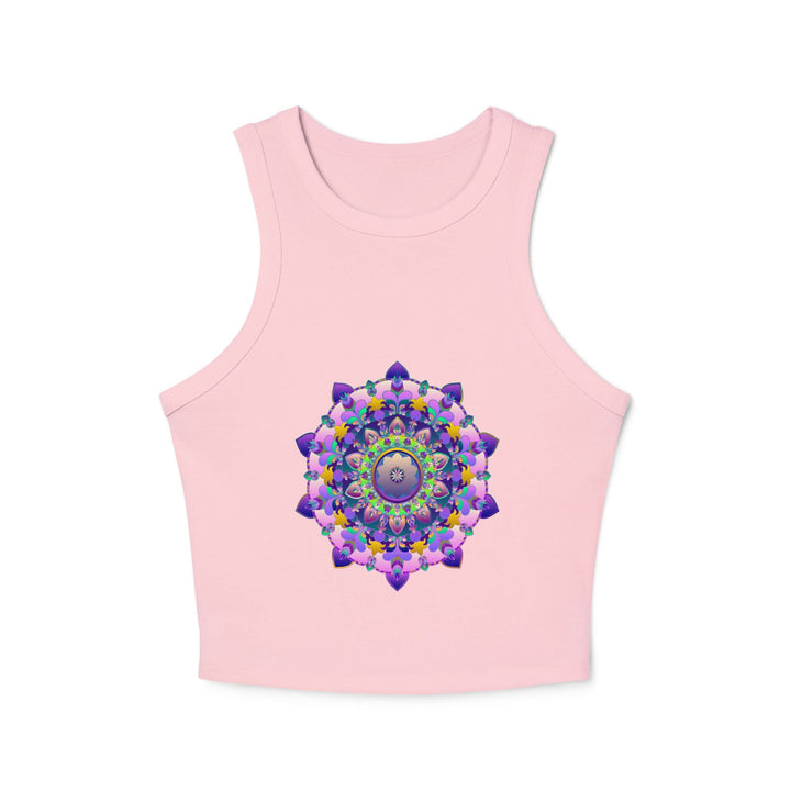 Hand - Drawn Mandala Racerback Tank Top Tank Top - Blululi