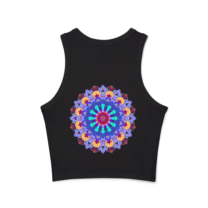 Hand - Drawn Mandala Racerback Tank Top Tank Top - Blululi