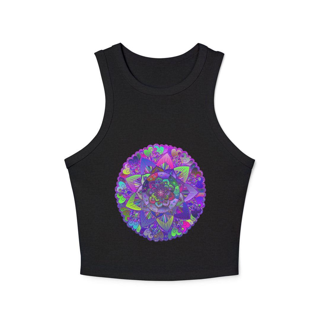 Hand Drawn Mandala Racerback Tank Top Tank Top - Blululi