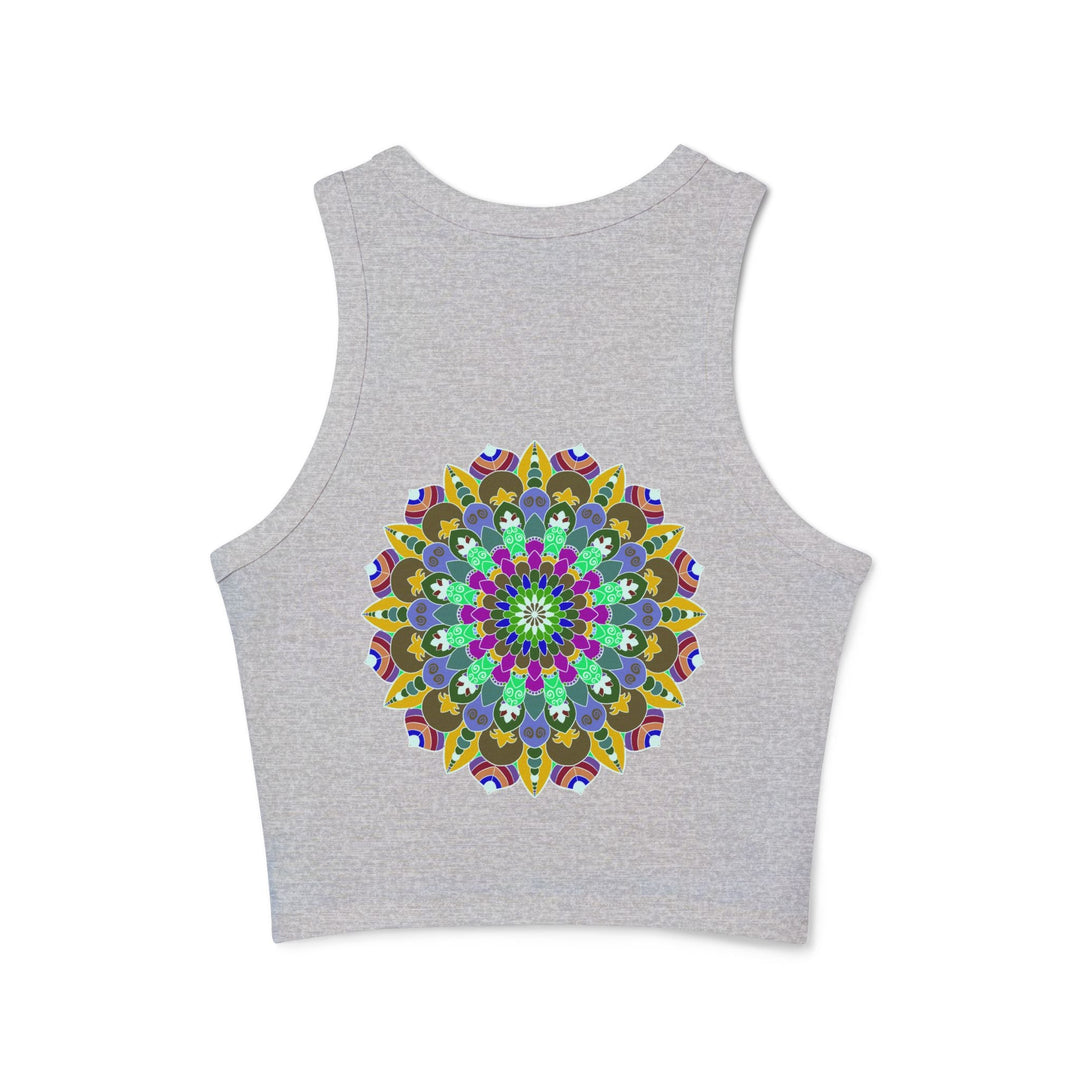 Hand Drawn Mandala Racerback Tank Top Tank Top - Blululi