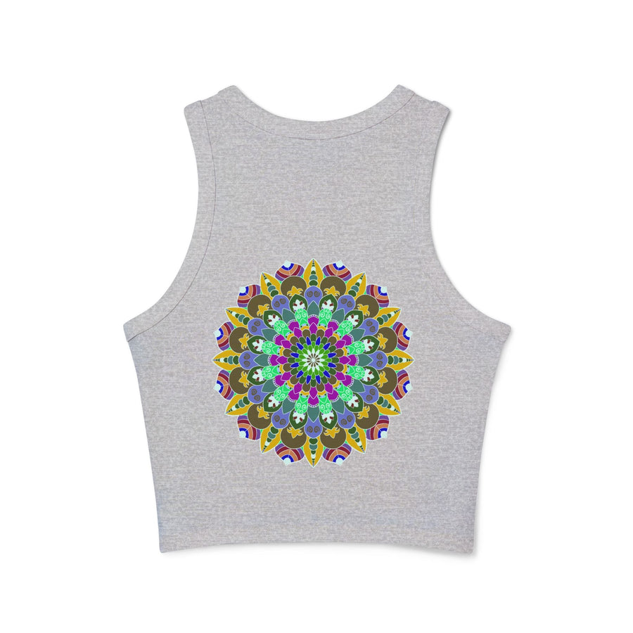Hand Drawn Mandala Racerback Tank Top Tank Top - Blululi