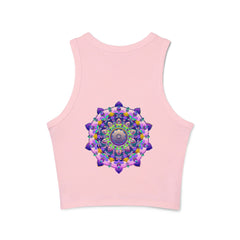 Hand - Drawn Mandala Racerback Tank Top Tank Top - Blululi