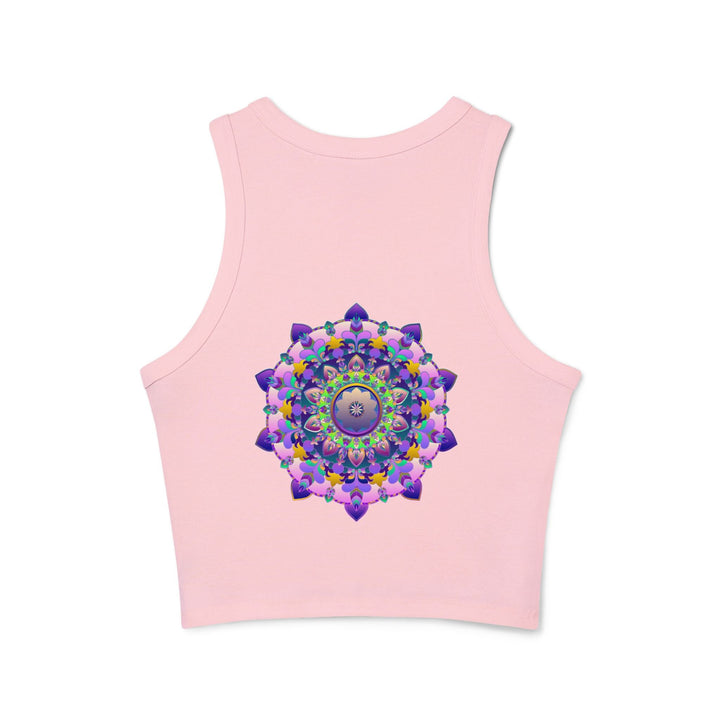 Hand - Drawn Mandala Racerback Tank Top Tank Top - Blululi