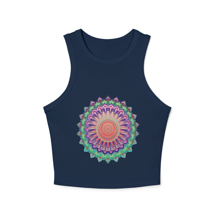 Hand Drawn Mandala Racerback Tank Top Tank Top - Blululi