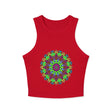 Hand - Drawn Mandala Racerback Tank Top Tank Top - Blululi