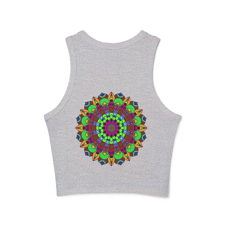 Hand - Drawn Mandala Racerback Tank Top Tank Top - Blululi