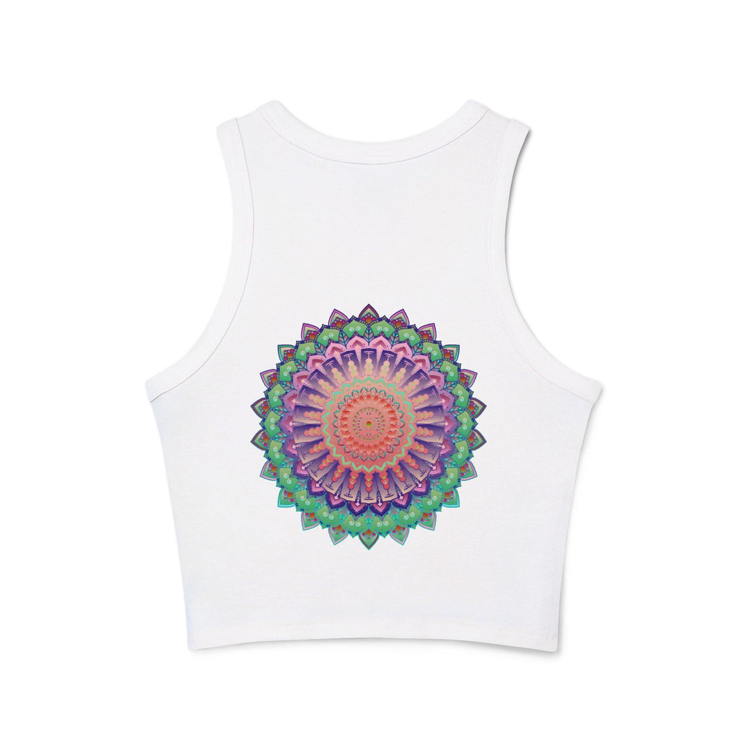 Hand Drawn Mandala Racerback Tank Top Tank Top - Blululi