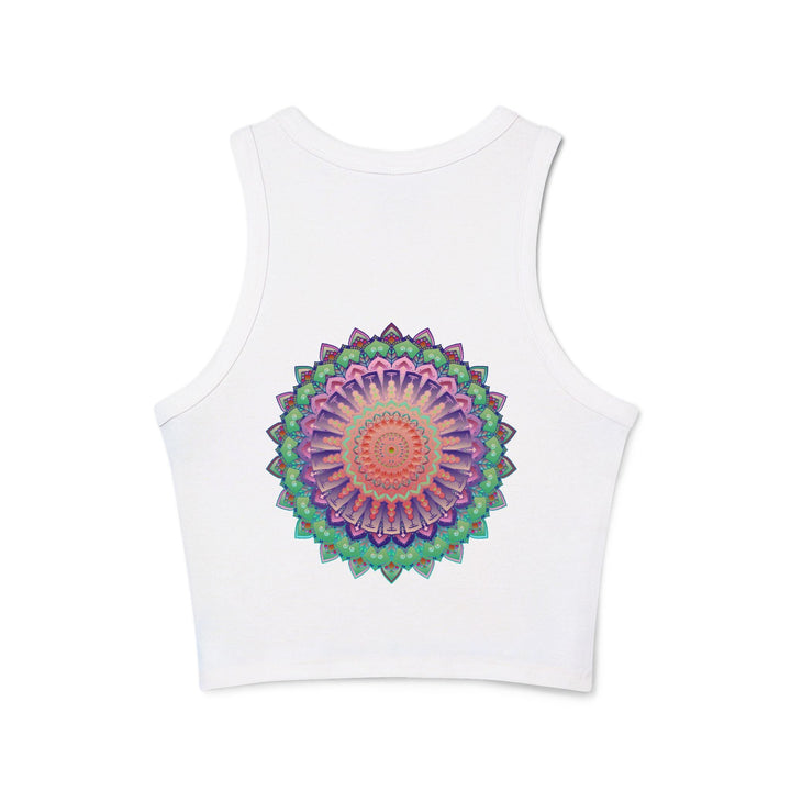 Hand Drawn Mandala Racerback Tank Top Tank Top - Blululi