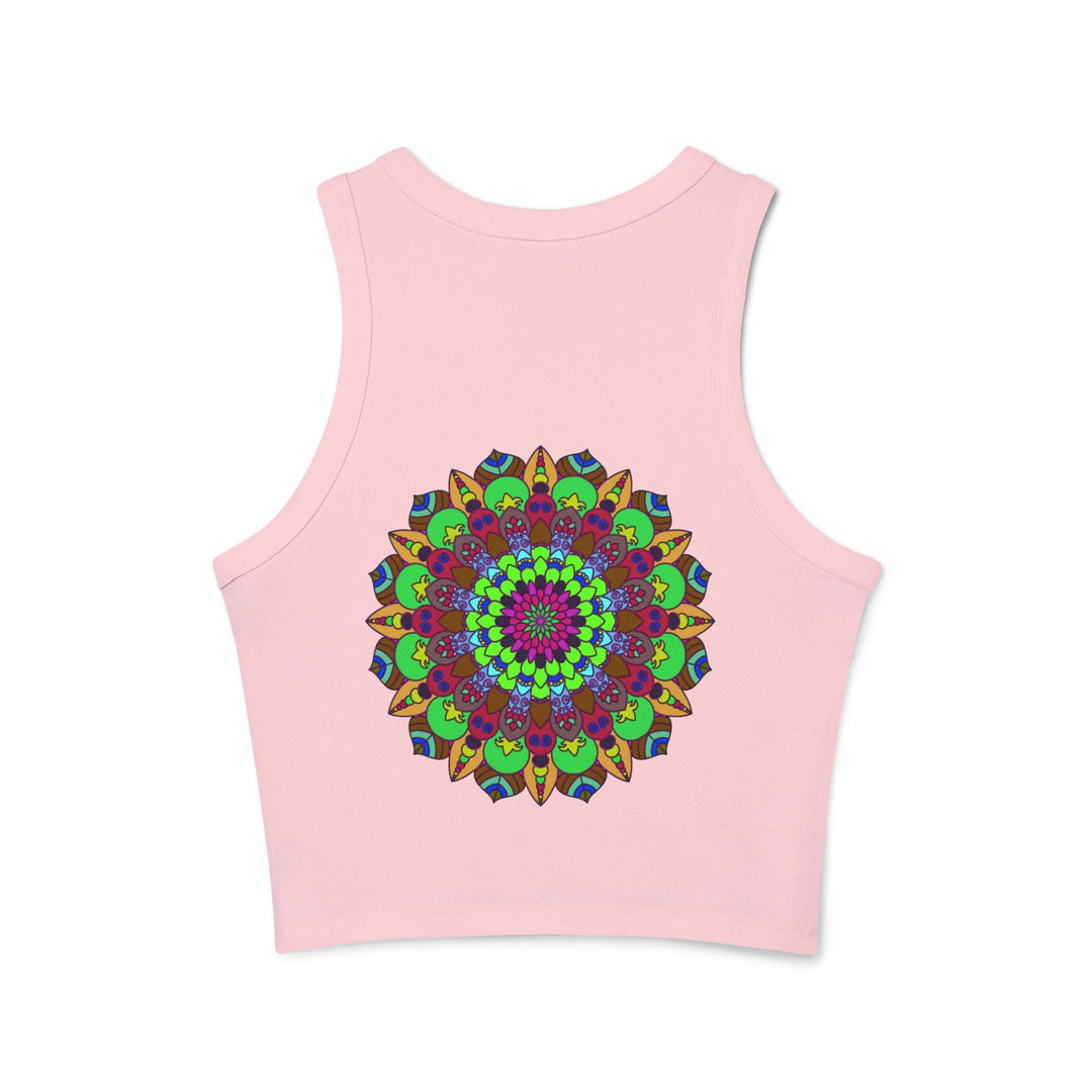 Hand - Drawn Mandala Racerback Tank Top Tank Top - Blululi