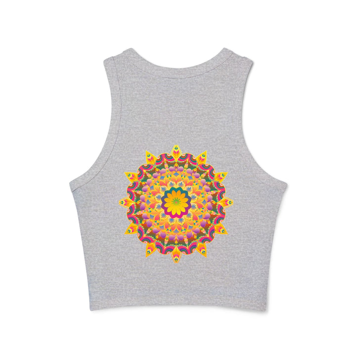 Hand Drawn Mandala Racerback Tank Top Tank Top - Blululi