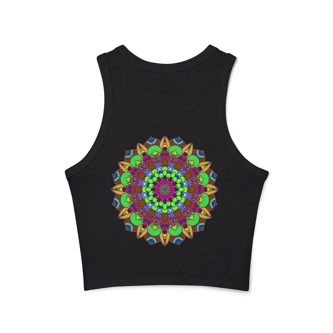 Hand - Drawn Mandala Racerback Tank Top Tank Top - Blululi