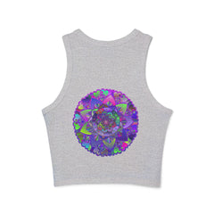 Hand Drawn Mandala Racerback Tank Top Tank Top - Blululi