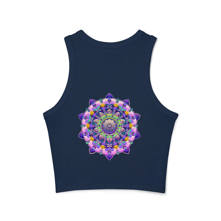 Hand - Drawn Mandala Racerback Tank Top Tank Top - Blululi