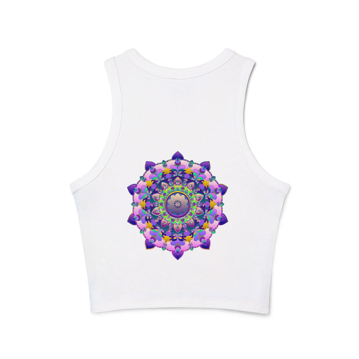 Hand - Drawn Mandala Racerback Tank Top Tank Top - Blululi