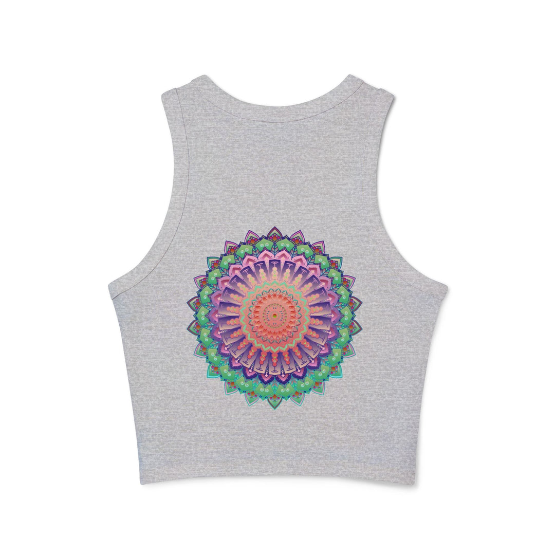 Hand Drawn Mandala Racerback Tank Top Tank Top - Blululi