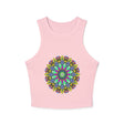 Hand Drawn Mandala Racerback Tank Top Tank Top - Blululi