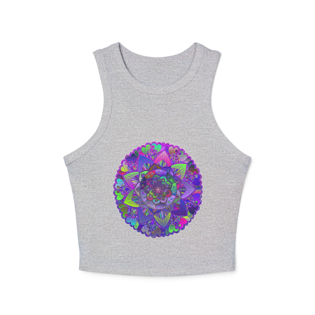 Hand Drawn Mandala Racerback Tank Top Tank Top - Blululi