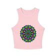 Hand Drawn Mandala Racerback Tank Top Tank Top - Blululi