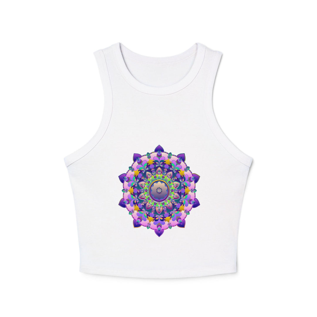 Hand - Drawn Mandala Racerback Tank Top Tank Top - Blululi