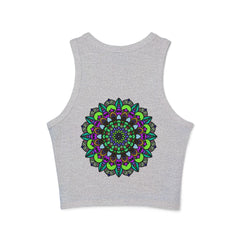 Hand Drawn Mandala Racerback Tank Top Tank Top - Blululi