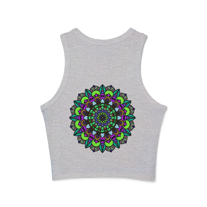 Hand Drawn Mandala Racerback Tank Top Tank Top - Blululi