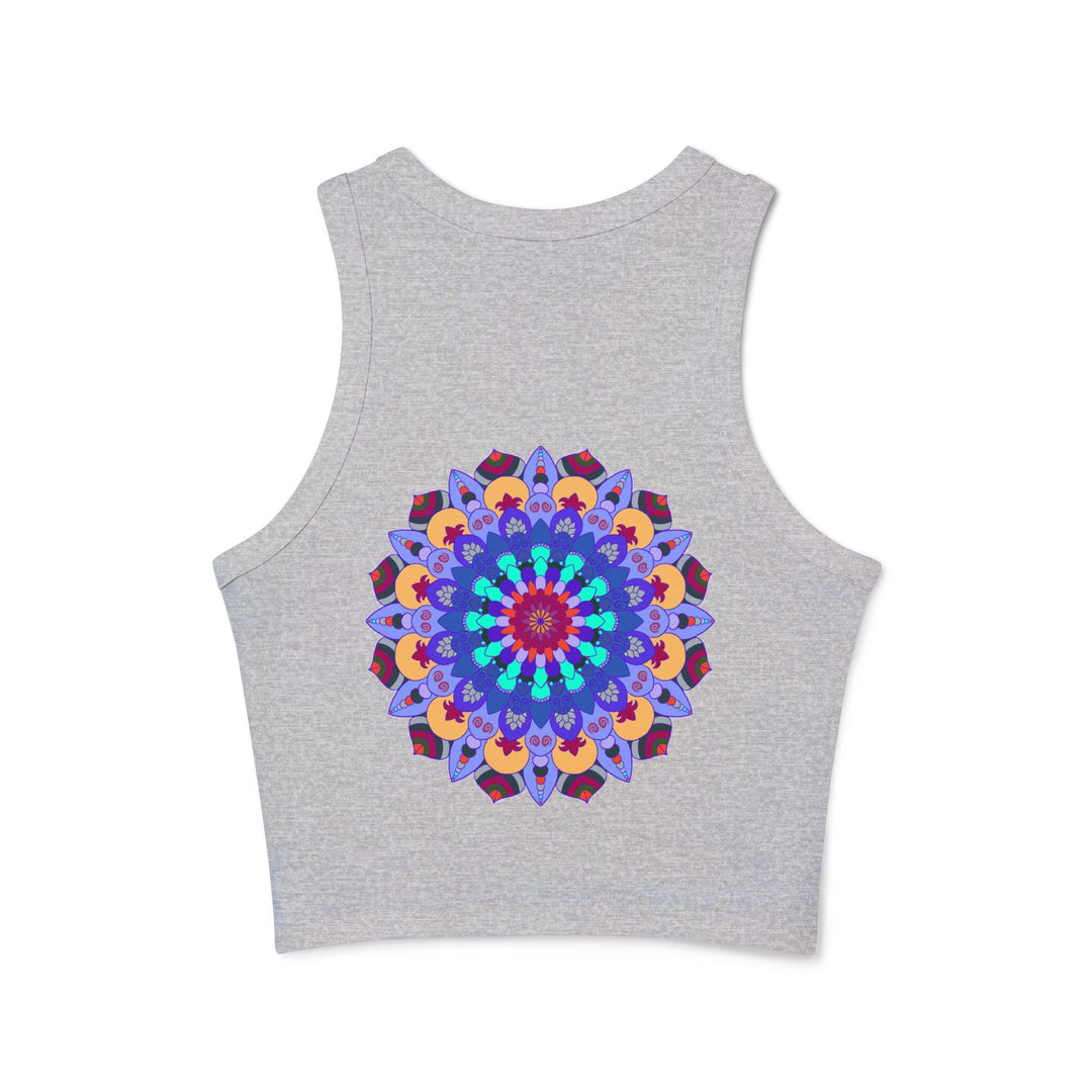 Hand - Drawn Mandala Racerback Tank Top Tank Top - Blululi