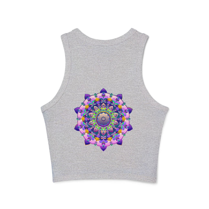 Hand - Drawn Mandala Racerback Tank Top Tank Top - Blululi