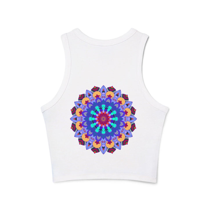 Hand - Drawn Mandala Racerback Tank Top Tank Top - Blululi