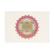 Hand Drawn Mandala Tea Towel - Pastel and Pink - 19.6" x 27.5 Home Decor - Blululi