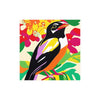 Happy Bird in Colorful Savanna Poster Poster - Blululi