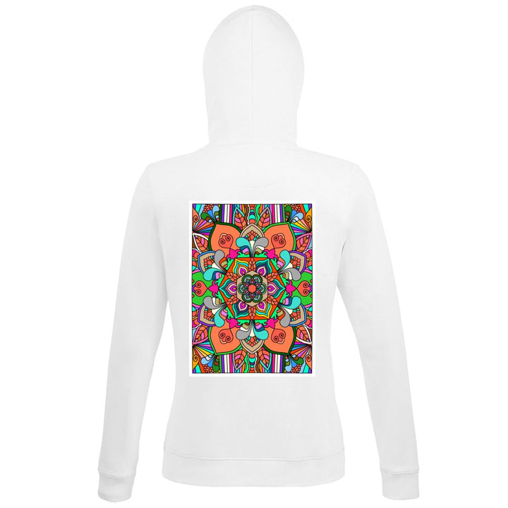 Hoodie Premium Women Unisex Mandala Art Hoodie - Colorful Intricate Des - Blululi