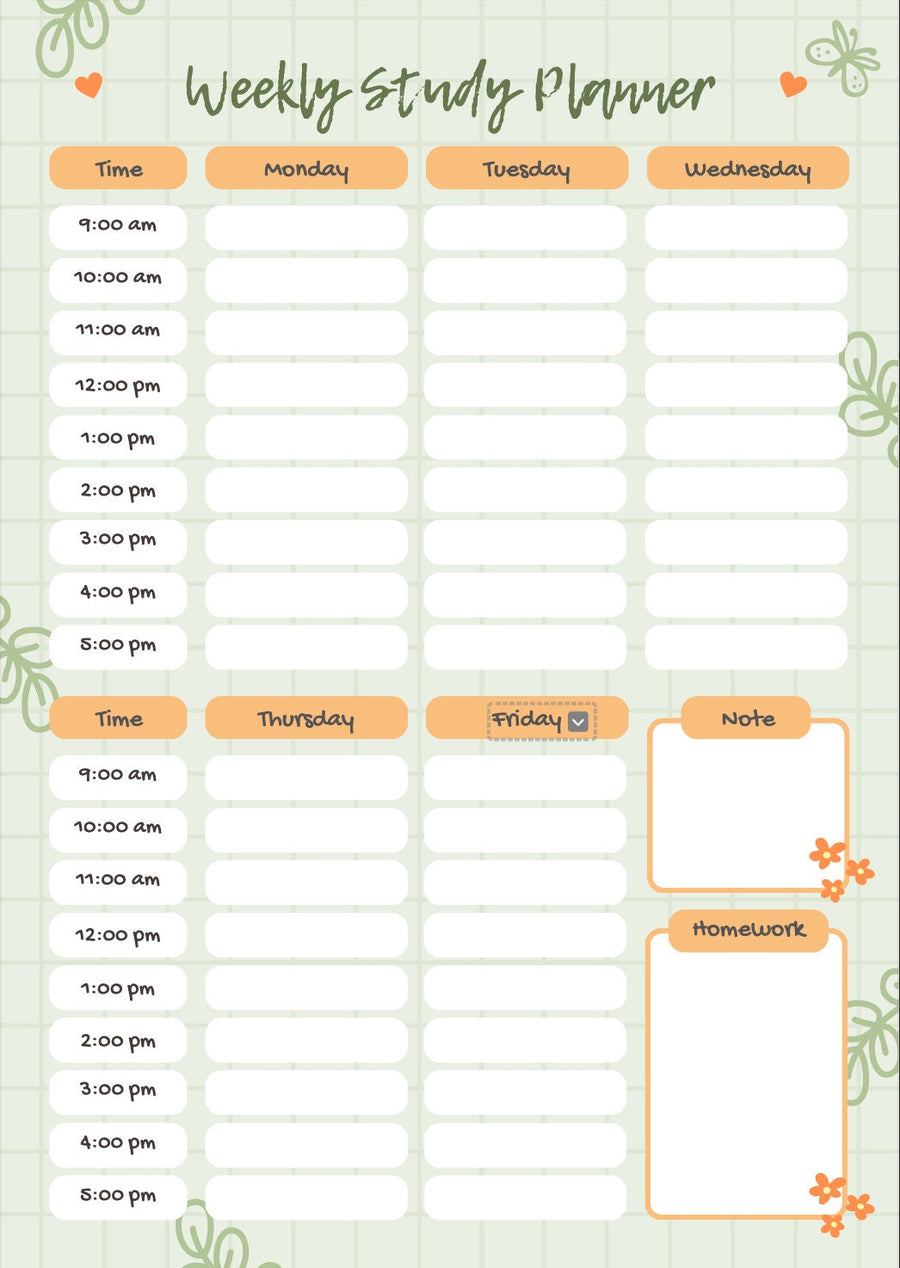 Blululi Weekly Journal - Vielseitig, mit festlichen Themen