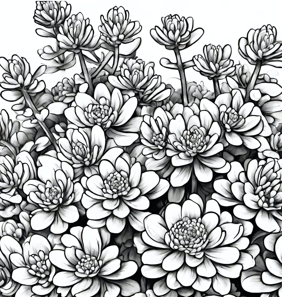 Desert Oasis Coloring Book: Cacti and Succulents, Mindfulness Coloring, Botanical Coloring, Antistress, Art Therapy, Desert Coloring Pages