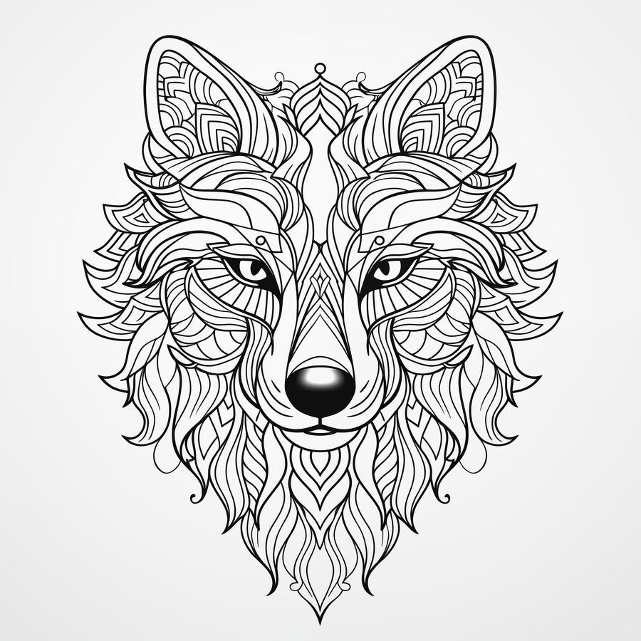 Blululi Mandala-Tiere-Malvorlagen – 30 einzigartige Designs