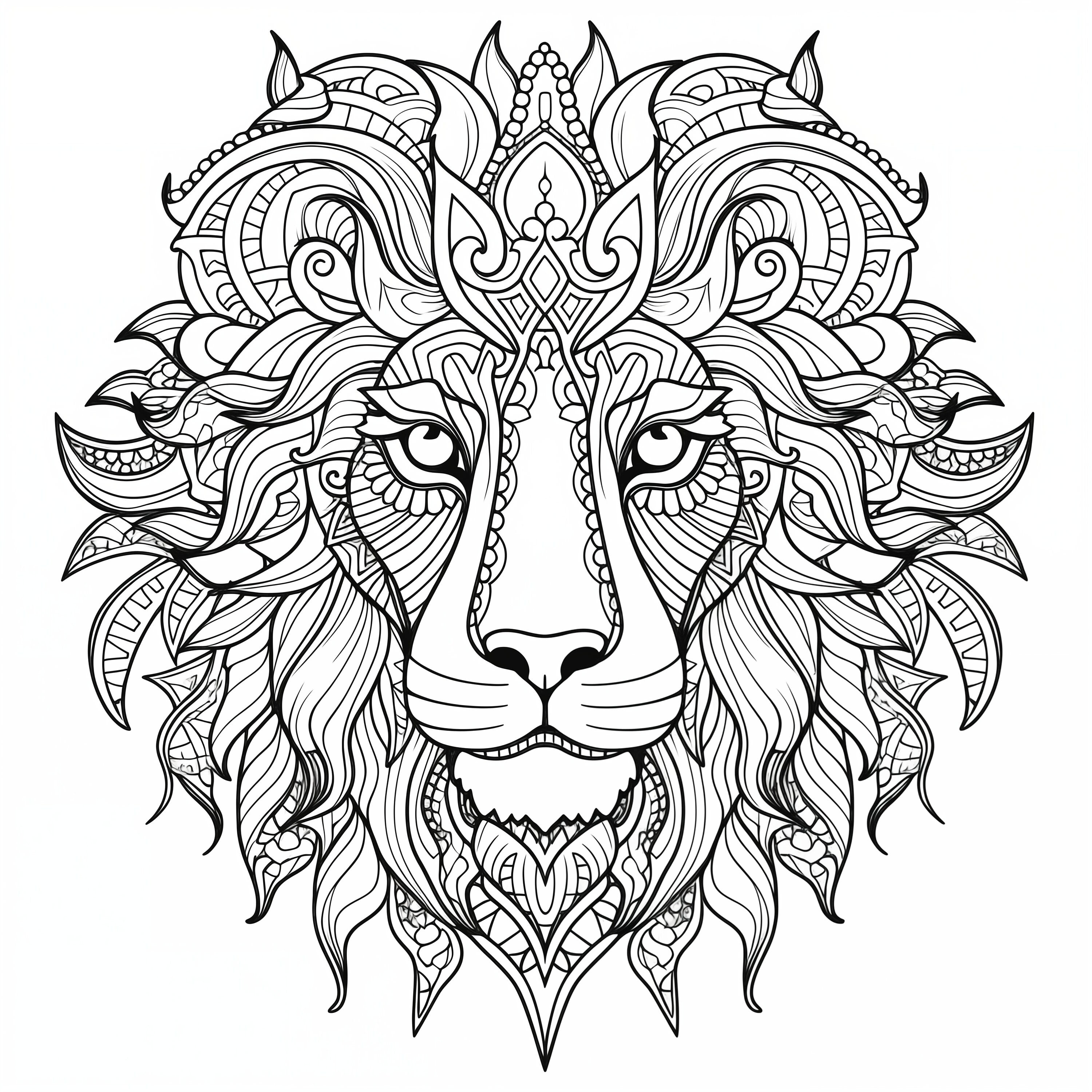 Blululi Mandala-Tiere-Malvorlagen – 30 einzigartige Designs